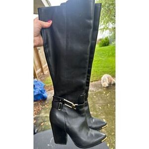 ALDO High Knee Black Boots
